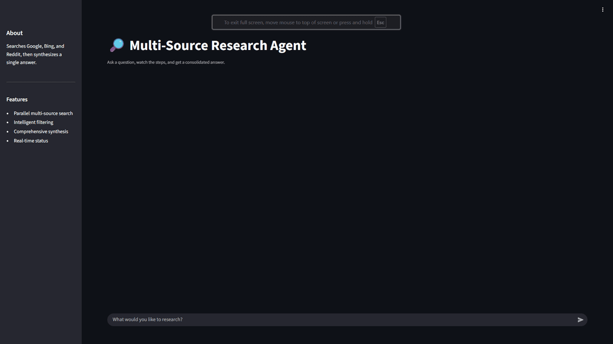 Advance Research Assistant