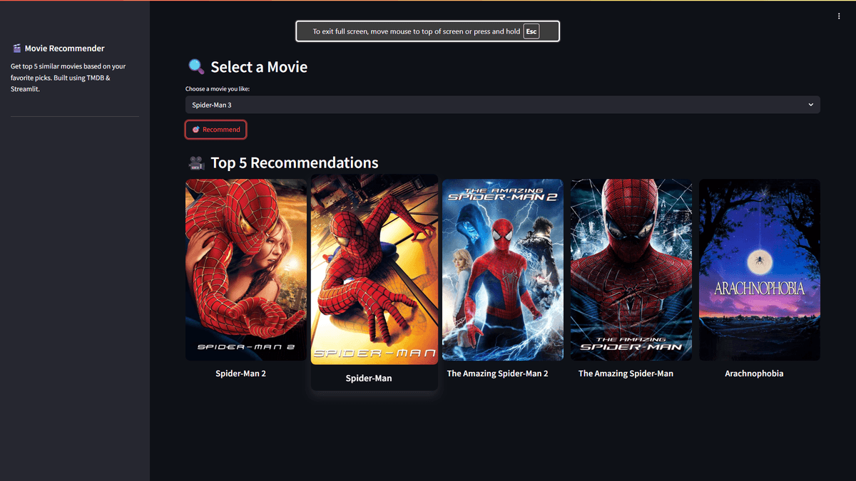 Movie Recommendation System